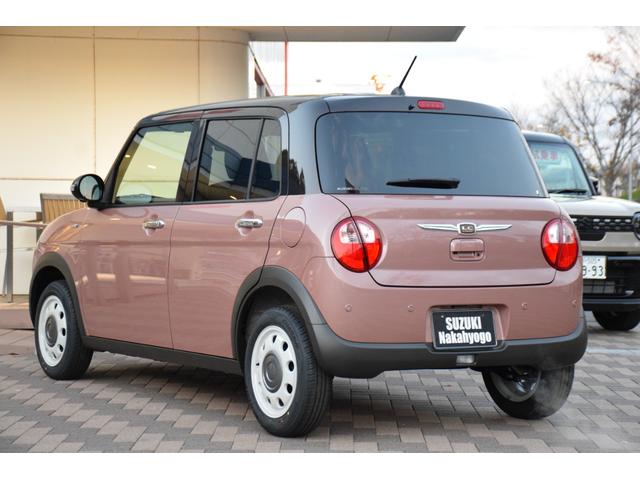 アルトラパンＬＣ ハイブリッドＸ　新車未登録／デュアルセンサーブレーキ２／全方位カメラパッケージ／ＬＥＤヘッドライト／前席シートヒーター／純正１４インチアルミホイール／ＵＳＢタイプＣ充電ポート×２／３６０°ＵＶ＆ＩＲカットガラス（4枚目）