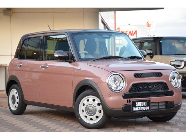 アルトラパンＬＣ ハイブリッドＸ　新車未登録／デュアルセンサーブレーキ２／全方位カメラパッケージ／ＬＥＤヘッドライト／前席シートヒーター／純正１４インチアルミホイール／ＵＳＢタイプＣ充電ポート×２／３６０°ＵＶ＆ＩＲカットガラス（6枚目）