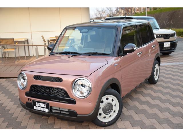 アルトラパンＬＣ ハイブリッドＸ　新車未登録／デュアルセンサーブレーキ２／全方位カメラパッケージ／ＬＥＤヘッドライト／前席シートヒーター／純正１４インチアルミホイール／ＵＳＢタイプＣ充電ポート×２／３６０°ＵＶ＆ＩＲカットガラス（65枚目）