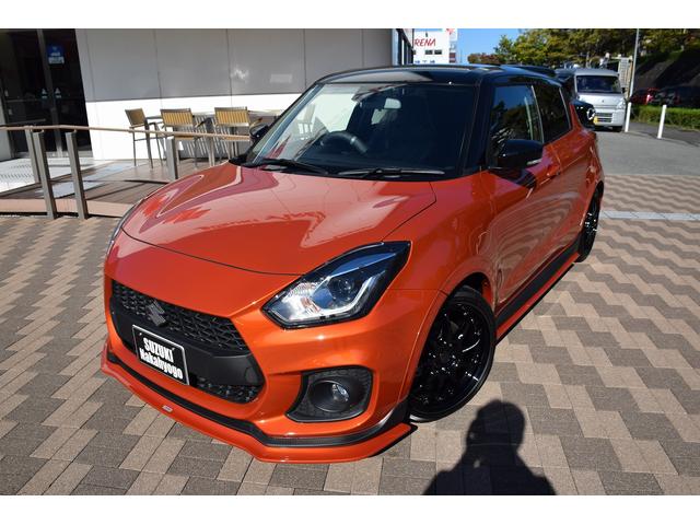 スイフトスポーツ ベースグレード TRUST/GReddyコンプリート/6速MT/セーフティサポート/GReddyエアロセット・カーボンウイング・パワーエクストリームRマフラー・エアインクス・ブローオフ・車高調/WORKアルミD9R(6枚目)