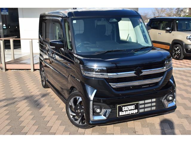 スペーシアカスタム ハイブリッドＸＳターボ　全方位モニター付き９インチナビ／ターボ車／デュアルセンサーブレーキサポートＩＩ／電動パーキングブレーキ／後席両側ワンタッチパワースライドドア／ＬＥＤヘッドライト／ステアリングヒーター／ＥＴＣ／（9枚目）