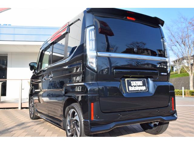 スペーシアカスタム ハイブリッドＸＳターボ　全方位モニター付き９インチナビ／ターボ車／デュアルセンサーブレーキサポートＩＩ／電動パーキングブレーキ／後席両側ワンタッチパワースライドドア／ＬＥＤヘッドライト／ステアリングヒーター／ＥＴＣ／（35枚目）