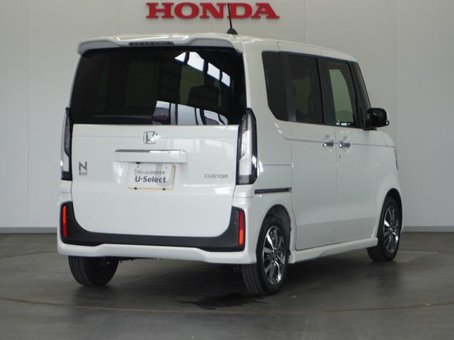 N-BOXカスタム ベースグレード 2年保証当社試乗車ナビDレコRカメETC両電扉 ホンダセンシング シートヒーター LEDヘッドライト+デイライト オートライト リヤスクリーンサンシェード シートバックテーブル 純正アルミホイール(15枚目)