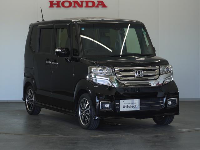 N-BOXカスタム GターボSSパッケージ 1オーナ1年保証ナビDレコRカメETC両電扉地デジ Bluetooth 禁煙車 HIDヘッドライト フォグライト シートヒーター クルーズコントロール リアスクリーンサンシェード シートバックテーブル(13枚目)