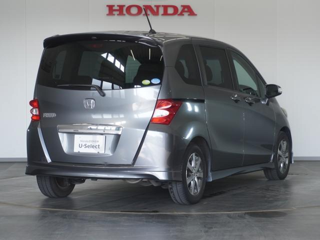 フリード Ｇエアロ　１年保証ナビＲカメＥＴＣ両電扉ＢＴワンセグＨＩＤ　禁煙車　ＦＯＰメモリーナビゲーション　電動コーナーポール装備　純正アルミホイール　コンビニフック　サードシート跳ね上げ式シートアレンジ（12枚目）