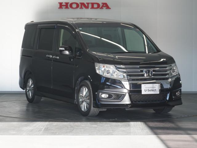 ステップワゴンスパーダ Z 1年保証ナビ後席モニタDレコRカメETC両電扉 禁煙車 HIDヘッドライト オートライト フォグライト装備 クルーズコントロール パドルシフト 純正用品ナビ VXM-152VFi(15枚目)