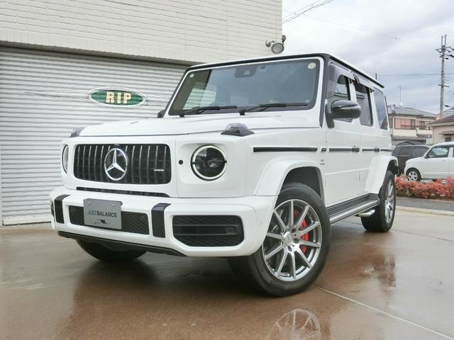 Gクラス G63 走行530km マヌファクトゥーアプログラムプラス AMGナイトパッケージ マヌファクトゥーアインテリアプラス オパリスホワイト 屋内車庫保管 雨天時走行無し(2枚目)