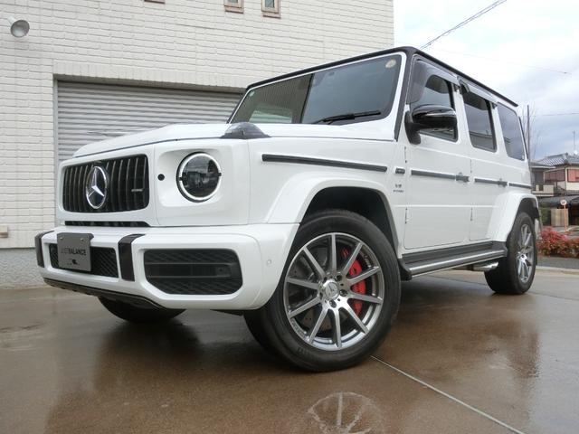 Gクラス G63 走行530km マヌファクトゥーアプログラムプラス AMGナイトパッケージ マヌファクトゥーアインテリアプラス オパリスホワイト 屋内車庫保管 雨天時走行無し(3枚目)