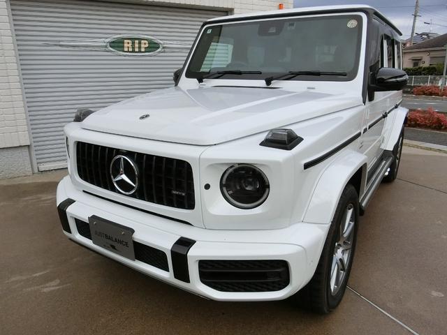 Gクラス G63 走行530km マヌファクトゥーアプログラムプラス AMGナイトパッケージ マヌファクトゥーアインテリアプラス オパリスホワイト 屋内車庫保管 雨天時走行無し(4枚目)