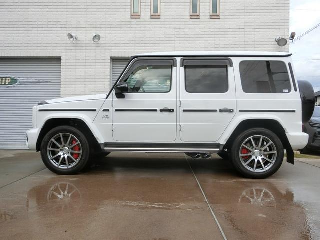 Gクラス G63 走行530km マヌファクトゥーアプログラムプラス AMGナイトパッケージ マヌファクトゥーアインテリアプラス オパリスホワイト 屋内車庫保管 雨天時走行無し(7枚目)