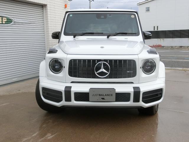 Gクラス G63 走行530km マヌファクトゥーアプログラムプラス AMGナイトパッケージ マヌファクトゥーアインテリアプラス オパリスホワイト 屋内車庫保管 雨天時走行無し(11枚目)