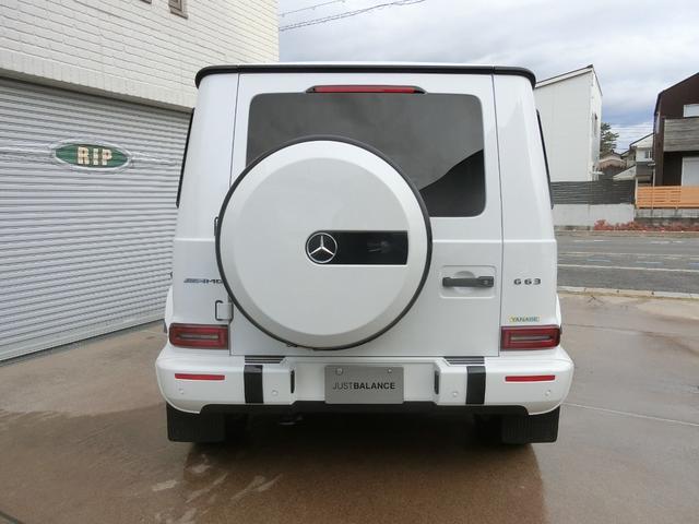 Gクラス G63 走行530km マヌファクトゥーアプログラムプラス AMGナイトパッケージ マヌファクトゥーアインテリアプラス オパリスホワイト 屋内車庫保管 雨天時走行無し(13枚目)