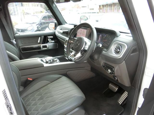 Gクラス G63 走行530km マヌファクトゥーアプログラムプラス AMGナイトパッケージ マヌファクトゥーアインテリアプラス オパリスホワイト 屋内車庫保管 雨天時走行無し(26枚目)