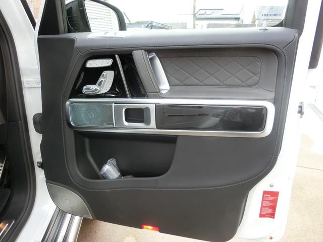 Gクラス G63 走行530km マヌファクトゥーアプログラムプラス AMGナイトパッケージ マヌファクトゥーアインテリアプラス オパリスホワイト 屋内車庫保管 雨天時走行無し(28枚目)