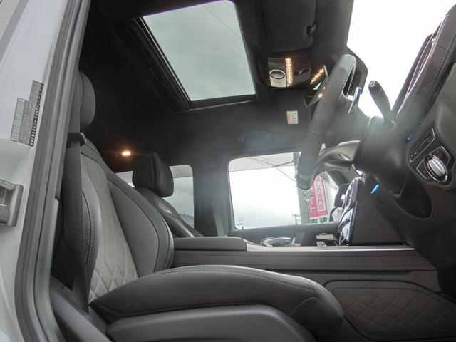 Gクラス G63 走行530km マヌファクトゥーアプログラムプラス AMGナイトパッケージ マヌファクトゥーアインテリアプラス オパリスホワイト 屋内車庫保管 雨天時走行無し(36枚目)