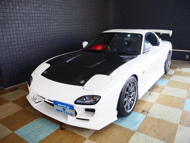 ＲＸ－７ タイプＲＳ　ナイトスポーツＶマウント　リビルトタービン　パワーＦＣ　社外エアロ　プロドライブ１７インチＡＷ　戸田レーシング車高調　ＨＫＳマフラー　カーボンボンネット　ＲＥ雨宮ＧＴウイング　ロールバー（10枚目）