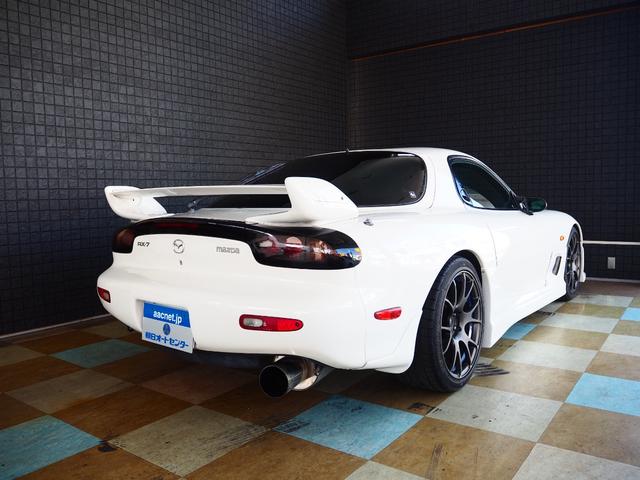 ＲＸ－７ タイプＲ　パーシャルエンジン載せ替え　Ｃ－ＷＥＳＴエアロ　ＷｅｄｓＳｐｏｒｔ１８インチＡＷ　ＨＫＳ車高調　ＨＫＳマフラー　エアロミラー　ＬＥＤヘッドライト　ナルディステアリング　メモリーナビ　フルセグ（12枚目）