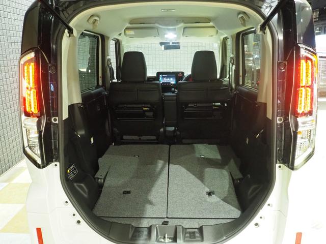 スペーシアカスタム ハイブリッドXSターボ ツートンカラー 純正9インチナビ 全方位モニター セーフティサポート シートヒーター ステリングヒーター 両側パワースライドドア 電動パーキングブレーキ パドルシフト(37枚目)