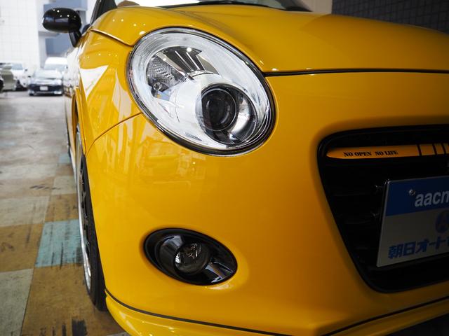 コペン セロ 5速MT 純正フロントロアスカート GRサイドスカート D SPORTフロントグリル RGスポイラー WORKエモーション RS11 16インチAW フジツボマフラー タナベフロアブレース(16枚目)