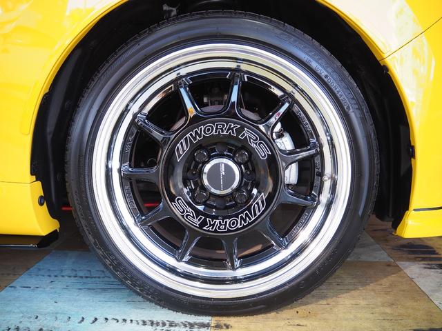 コペン セロ 5速MT 純正フロントロアスカート GRサイドスカート D SPORTフロントグリル RGスポイラー WORKエモーション RS11 16インチAW フジツボマフラー タナベフロアブレース(23枚目)