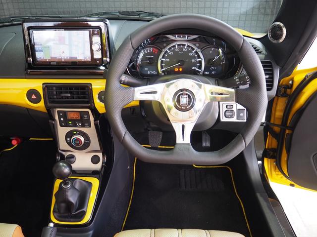 コペン セロ 5速MT 純正フロントロアスカート GRサイドスカート D SPORTフロントグリル RGスポイラー WORKエモーション RS11 16インチAW フジツボマフラー タナベフロアブレース(26枚目)