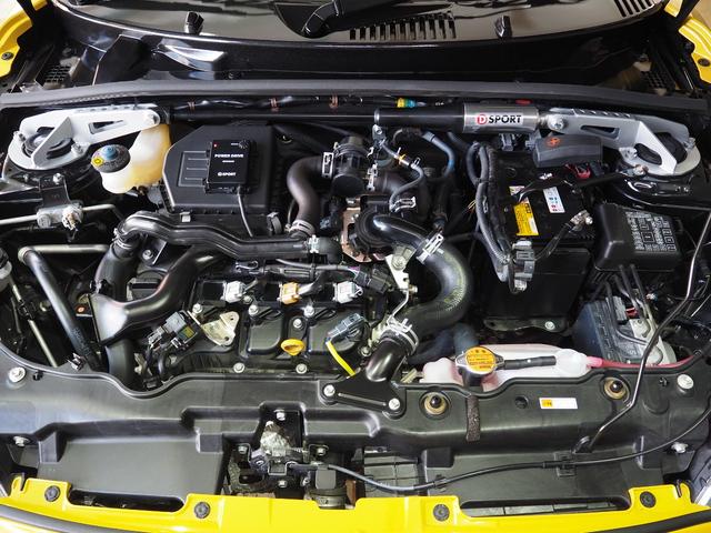 コペン セロ 5速MT 純正フロントロアスカート GRサイドスカート D SPORTフロントグリル RGスポイラー WORKエモーション RS11 16インチAW フジツボマフラー タナベフロアブレース(42枚目)