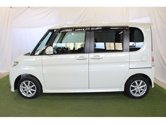タント カスタムＸ　認定中古車　ＣＶＴ　ナビ　オートエアコン　助手席側ピラーレス　左側パワースライドドア　キーフリーシステム　ターンシグナル付き電動格納ミラー　セキュリティアラーム　ドアバイザー　パワーウインドウ（13枚目）