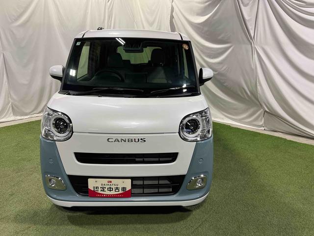 ムーヴキャンバス ストライプスＧ　認定中古車　ＣＶＴ　９インチディスプレイオーディオ　バックカメラ　キーフリーシステム　ステアリングスイッチ　ホッとカップホルダー　両側パワースライドドア（2枚目）