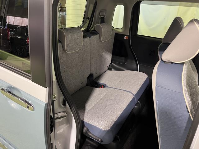 ムーヴキャンバス ストライプスＧ　シートヒーター　ステアリングスイッチ　ホッとカップホルダー　オートエアコン　キーフリーシステム　両側パワースライドドア　電動格納ミラー　認定中古車　ＣＶＴ　６６０（29枚目）