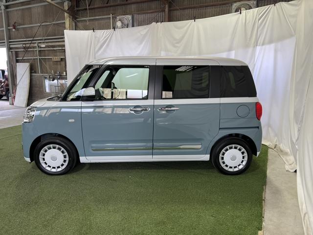 ムーヴキャンバス ストライプスＧ　ディスプレイオーディオ　バックカメラ　シートヒーター　ホッとカップホルダー　ステアリングスイッチ　キーフリーシステム　両側パワースライドドア　認定中古車　ＣＶＴ　６６０（3枚目）