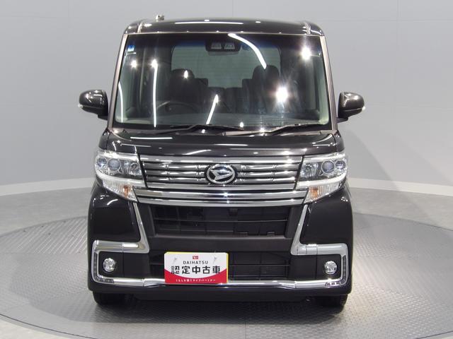 タント カスタムＸ　トップエディションＳＡＩＩＩ　４ＷＤ　ミラクルオープンドア　助手席パワースライドドア　純正ＬＥＤヘッドライト　専用エアロ　１４インチアルミホイール　純正ナビ　バックカメラ　シートヒーター　キーフリー　プッシュスタート（2枚目）
