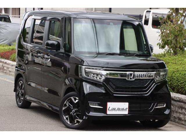 Ｎ－ＢＯＸ Ｇ・Ｌターボホンダセンシング　ターボ車　両側パワスラ　Ｂカメラ　純正ナビ　フルセグ　Ｂｌｕｅｔｏｏｔｈ対応　ＵＳＢ接続可　クルコン　パドルシフト　オートライト　スマートキー２本　ＥＴＣ　ＤＶＤ　ＬＥＤヘッドライト　純正アルミ（4枚目）