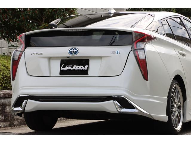 プリウス Ｓ　社外１８インチアルミホイール／フルエアロ／ＬＥＤヘッドライト＆フォグ／ナビ／フルセグＴＶ／Ｂｌｕｅｔｏｏｔｈ対応／バックカメラ／スマートキー／Ｐスタート／ＥＴＣ／オートライト／ステアリングスイッチ（23枚目）