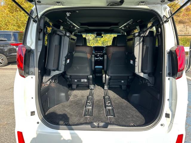 アルファード 2.5S Aパッケージ タイプブラック 両側電動スライドドア、パワーバックトランク、禁煙車、ナノイー、アルパイン10インチナビ、フルセグTV、バックカメラ、Bluetooth、ダブルサンルーフ、オットマン、オートライト、LEDヘッドライト(66枚目)