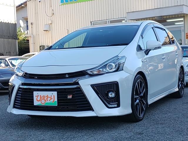 プリウスアルファ Sツーリングセレクション・GRスポーツ ナビ フルセグTV Bluetoothオーディオ Bカメラ ドライブレコーダー ETC GR専用ハーフレザーシート 純正アルミ ステアリングリモコン オートライト プライバシーガラス Wエアバッグ(9枚目)