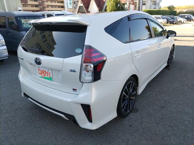 プリウスアルファ Sツーリングセレクション・GRスポーツ ナビ フルセグTV Bluetoothオーディオ Bカメラ ドライブレコーダー ETC GR専用ハーフレザーシート 純正アルミ ステアリングリモコン オートライト プライバシーガラス Wエアバッグ(14枚目)