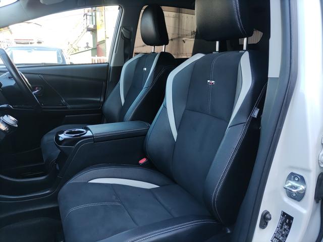 プリウスアルファ Sツーリングセレクション・GRスポーツ ナビ フルセグTV Bluetoothオーディオ Bカメラ ドライブレコーダー ETC GR専用ハーフレザーシート 純正アルミ ステアリングリモコン オートライト プライバシーガラス Wエアバッグ(28枚目)