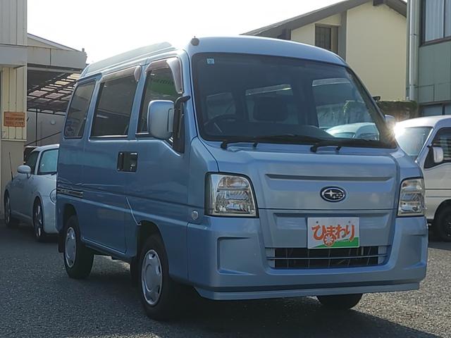 サンバーバン ディアス キーレス CDオーディオ ヘッドライトレベライザー プライバシーガラス オーバーヘッドコンソール Wエアバッグ ABS(17枚目)