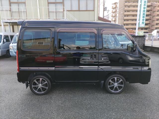 サンバーバン ディアス スーパーチャージャー 4WD オートマチック車 Bカメラ ドラレコ ETC 社外レーダー 社外アルミ キーレス Rヒーター オーバーヘッドコンソール プライバシーガラス Wエアバッグ ABS(23枚目)