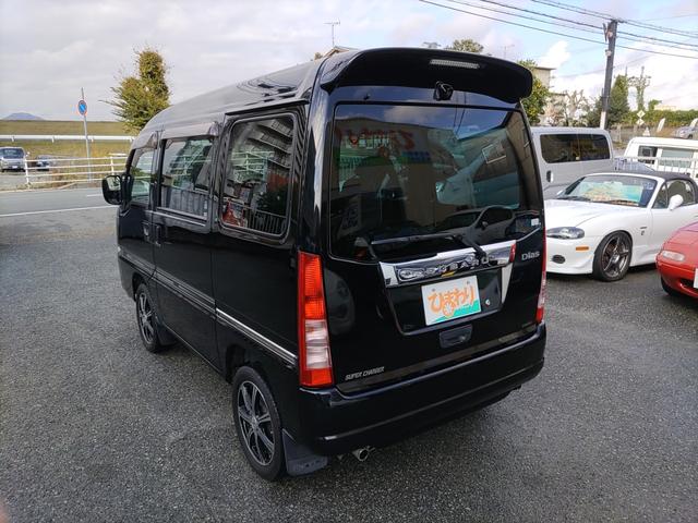 サンバーバン ディアス スーパーチャージャー 4WD オートマチック車 Bカメラ ドラレコ ETC 社外レーダー 社外アルミ キーレス Rヒーター オーバーヘッドコンソール プライバシーガラス Wエアバッグ ABS(27枚目)