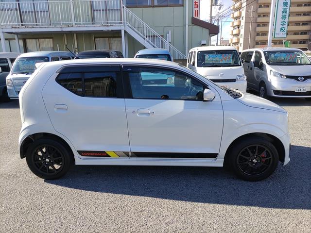 アルトワークス ベースグレード 4WD ターボ 5MT Bluetoothオーディオ Bカメラ ドラレコ ワークス専用レカロシート スマートキー プッシュスタート 純正アルミ オートエアコン オートライト Wエアバッグ ABS(11枚目)