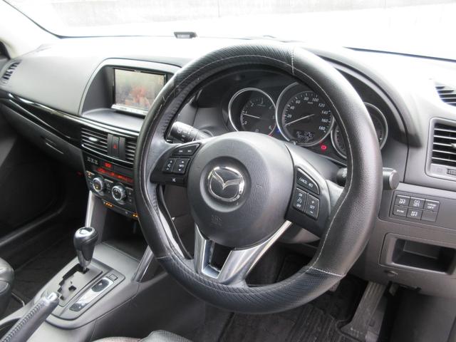ＣＸ－５ ＸＤ　Ｌパッケージ　・スマートシティブレーキサポート・純正メモリーナビ・ＴＶ・Ｂカメラ・黒革・シートヒーター・パワーシート・ＨＩＤ・クルコン・ＥＴＣ・コーナーセンサー・ＲＶＭ・ＴＣＳ・ＡＦＳ・ｉｓｔｏｐ・誤発進抑制制御（27枚目）