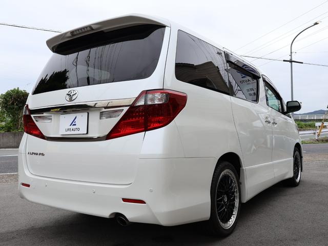 アルファード ２４０Ｓ　タイプゴールド　・後期型・７人乗り・純正８型ＨＤＤナビ・フルセグ・Ｂカメラ・純正後席モニター・ＥＴＣ・ＨＩＤ・ハーフレザー・クルコン・両側パワースライド・コーナーセンサー・社外１９ＡＷ・リトラミラー・パワーバックドア（6枚目）