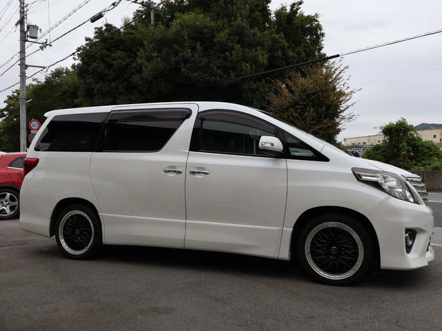 アルファード ２４０Ｓ　タイプゴールド　・後期型・７人乗り・純正８型ＨＤＤナビ・フルセグ・Ｂカメラ・純正後席モニター・ＥＴＣ・ＨＩＤ・ハーフレザー・クルコン・両側パワースライド・コーナーセンサー・社外１９ＡＷ・リトラミラー・パワーバックドア（50枚目）
