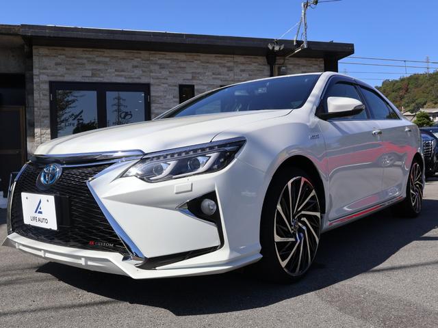 カムリ ハイブリッド　Ｇパッケージ　・ＺＳ－ＣＵＳＴＯＭフロントバンパー・純正ＨＤＤナビ・フルセグＴＶ・バックカメラ・社外２０ＡＷ・ＨＩＤオートライト・フォグ・クルーズコントロール・ＥＴＣ・前後ドラレコ・ステアリングスイッチ・ＢＴ（11枚目）