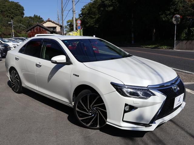 カムリ ハイブリッド　Ｇパッケージ　・ＺＳ－ＣＵＳＴＯＭフロントバンパー・純正ＨＤＤナビ・フルセグＴＶ・バックカメラ・社外２０ＡＷ・ＨＩＤオートライト・フォグ・クルーズコントロール・ＥＴＣ・前後ドラレコ・ステアリングスイッチ・ＢＴ（31枚目）