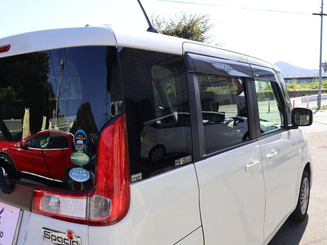 スペーシア Ｘデュアルカメラブレーキサポート装着車　・デュアルカメラブレーキサポート・ＨＩＤオートライト・ＥＴＣ・シートヒーター・パワースライドドア・レーンキーピングアシスト・社外１４ＡＷ・アイドリングストップ・プッシュスタート・電動格納ミラー（34枚目）