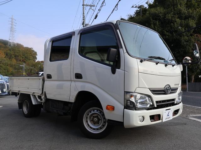 トヨエース Wキャブロングジャストロー ・ユーザー買取車・5速ミッション・ディーゼル・社外メモリーナビ・フルセグTV・後輪ダブルタイヤ・HIDヘッドライト・フォグ・BT・コムテックドラレコ・エアコン・パワステ・エアバッグ・取説保証書(4枚目)