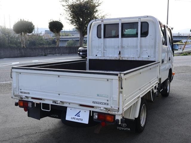 トヨエース Wキャブロングジャストロー ・ユーザー買取車・5速ミッション・ディーゼル・社外メモリーナビ・フルセグTV・後輪ダブルタイヤ・HIDヘッドライト・フォグ・BT・コムテックドラレコ・エアコン・パワステ・エアバッグ・取説保証書(6枚目)