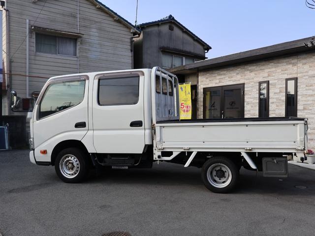 トヨエース Wキャブロングジャストロー ・ユーザー買取車・5速ミッション・ディーゼル・社外メモリーナビ・フルセグTV・後輪ダブルタイヤ・HIDヘッドライト・フォグ・BT・コムテックドラレコ・エアコン・パワステ・エアバッグ・取説保証書(13枚目)